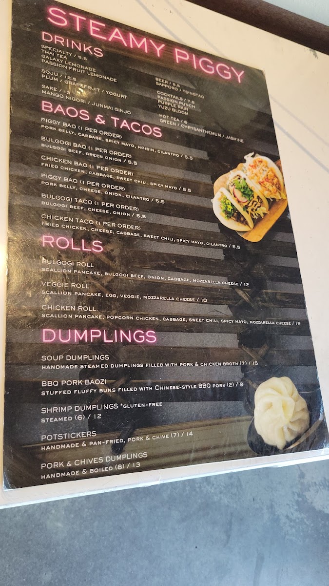 Menu - Steamy Piggy photo 3